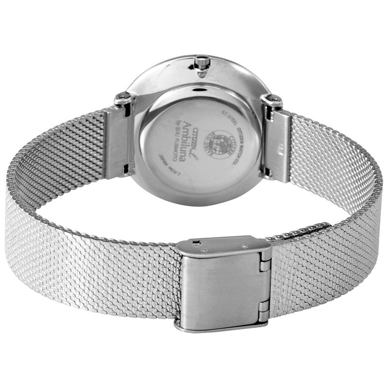Citizen Eco-Drive Analog Perlmutt Mother of Pearl Ladies Watch EM0640-82D - The Watches Men & Co #3