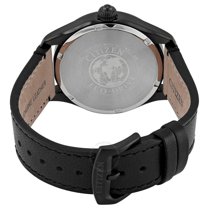 Citizen Eco-Drive Black Dial Black-plated Men's Watch BM6835-23E - The Watches Men & Co #3