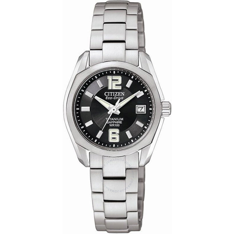 Citizen Eco-Drive Black Dial Ladies Watch EW2100-51E - The Watches Men & Co