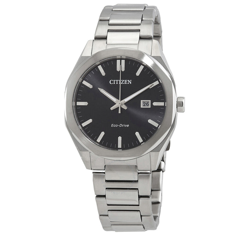 Citizen Eco-Drive Black Dial Men's Watch BM7600-81E - The Watches Men & Co