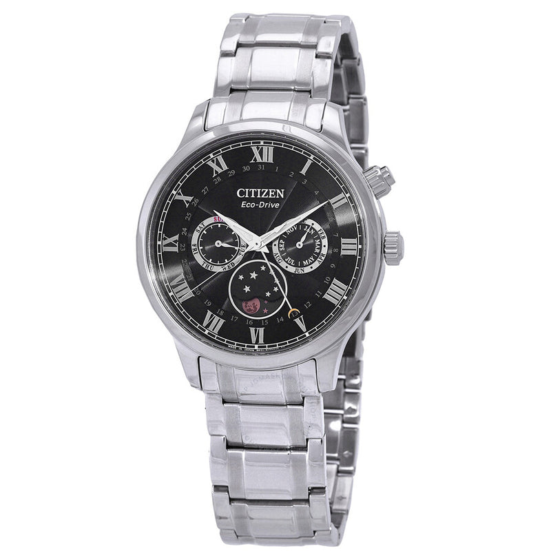 Citizen Eco-Drive Black Dial Moon Phase Men's Watch AP1050-81E - The Watches Men & Co