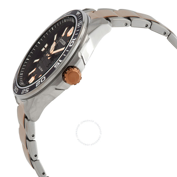 Citizen Eco-Drive Black Dial Two-tone Men's Watch AW1524-84E - The Watches Men & Co #2