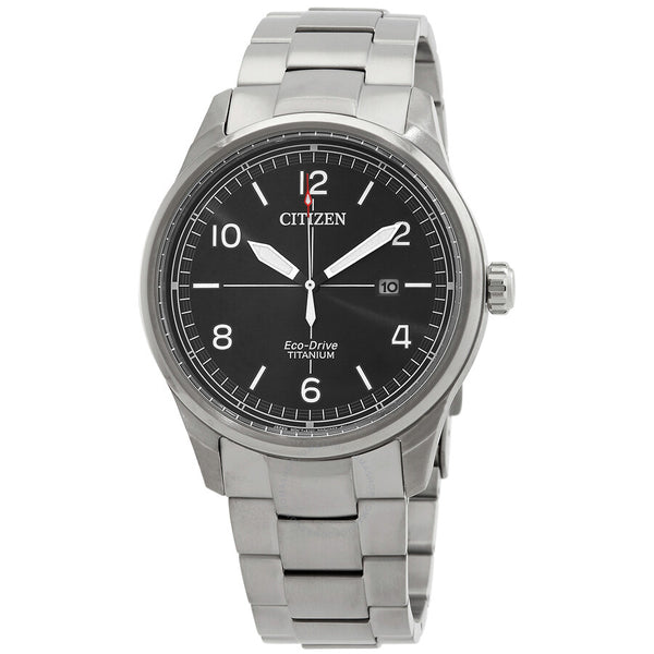 Citizen Eco-Drive Black Dial Watch BM7570-80E - The Watches Men & Co