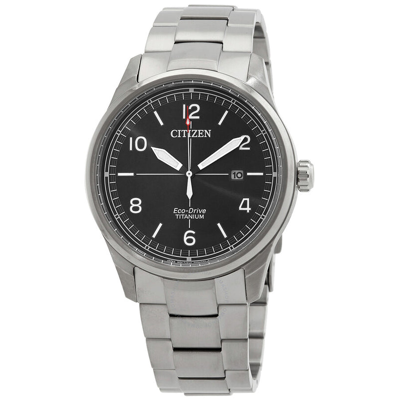 Citizen Eco-Drive Black Dial Watch BM7570-80E - The Watches Men & Co