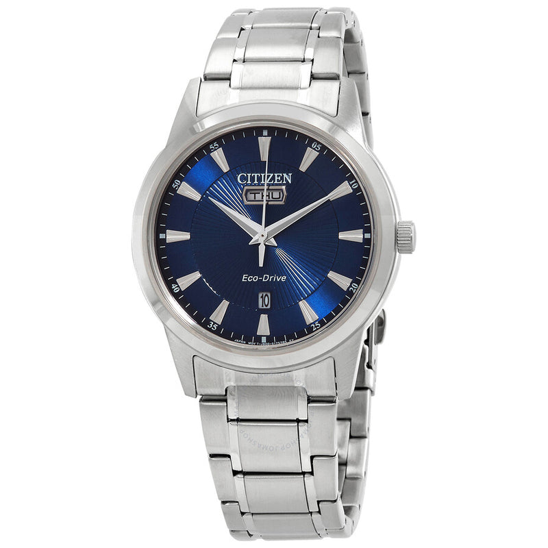 Citizen Eco-Drive Blue Dial Men's Watch AW0100-86L - The Watches Men & Co