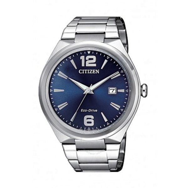 Citizen Eco-Drive Blue Dial Stainless Steel Men's Watch AW1370-51M - The Watches Men & Co