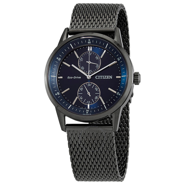 Citizen Eco-Drive Blue Dial Men's Watch BU3027-83L - The Watches Men & Co