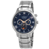 Citizen Eco-Drive Blue Dial Moon Phase Men's Watch AP1050-81L - The Watches Men & Co