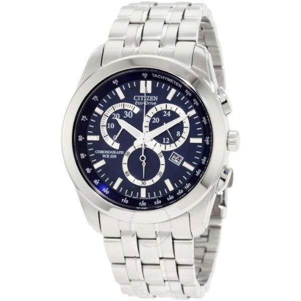 Citizen Eco-Drive Blue Dial Stainless Steel Men's Watch AT1180-56L - The Watches Men & Co