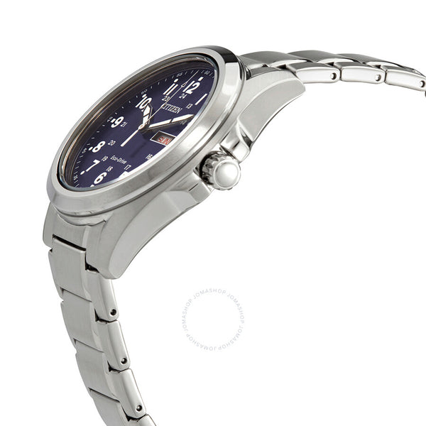 Citizen Eco-Drive Blue Dial Stainless Steel Men's Watch AW0050-58L - The Watches Men & Co #2