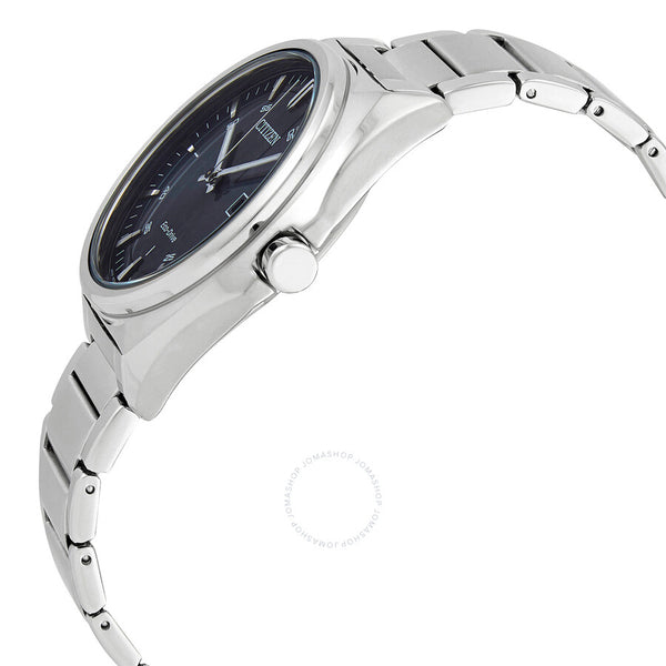 Citizen Eco-Drive Blue Dial Stainless Steel Men's Watch AW1570-87L - The Watches Men & Co #2
