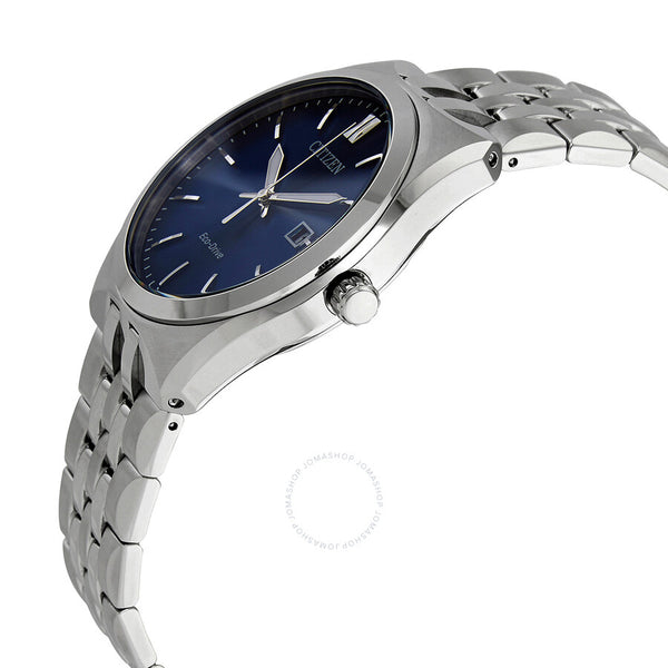 Citizen Eco-Drive Blue Dial Stainless Steel Men's Watch BM7330-67L - The Watches Men & Co #2