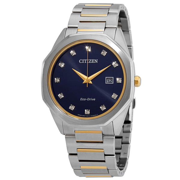 Citizen Eco-Drive Blue Dial Watch BM7494-51L - The Watches Men & Co