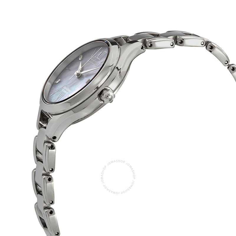 Citizen Eco-Drive Blue Mother of Pearl  Dial Ladies Watch EW2560-86X - The Watches Men & Co #2