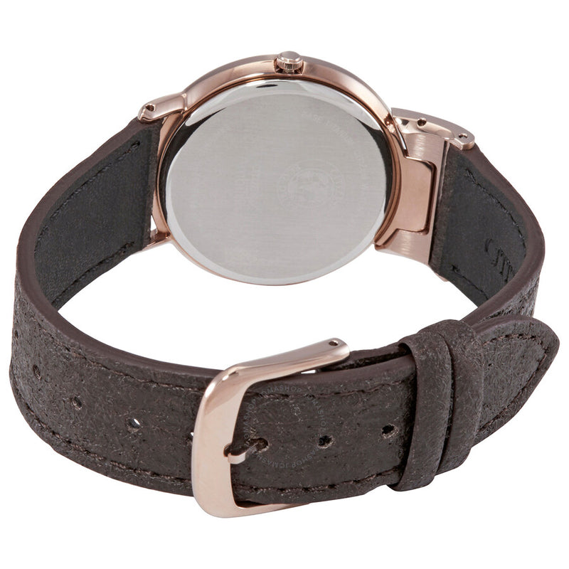 Citizen Eco-Drive Brown Dial Ladies Watch EG7072-19X - The Watches Men & Co #3