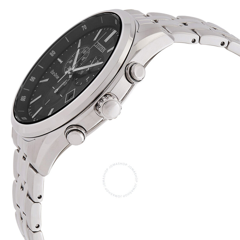 Citizen Eco-Drive Chronograph Black Dial Men's Watch AT2570-56E - The Watches Men & Co #2