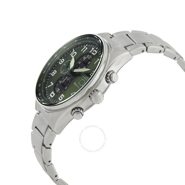 Citizen Eco-Drive Chronograph Green Dial Men's Watch CA0770-72X - The Watches Men & Co #2