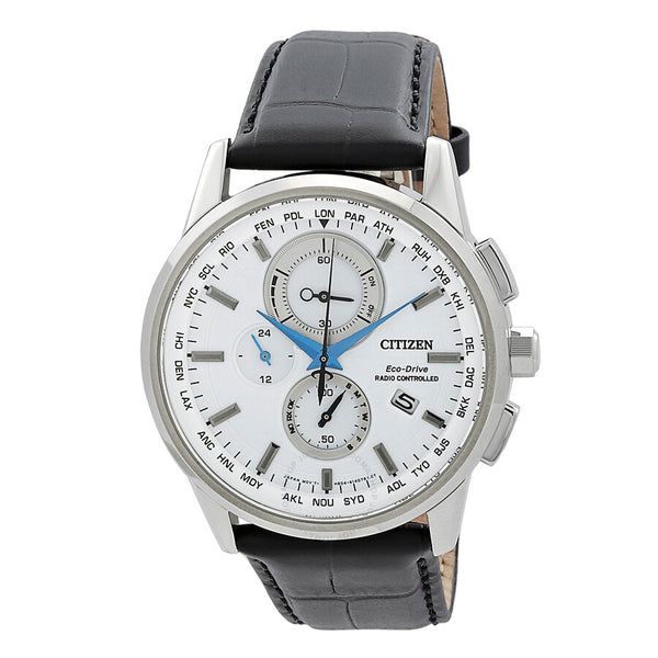 Citizen Eco-Drive Chronograph White Dial Men's Watch AT8110-11A - The Watches Men & Co