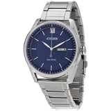 Citizen Eco-Drive Classic Blue Dial Men's Watch AW0081-54L - The Watches Men & Co