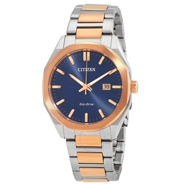 Citizen Eco-Drive Dark Blue Dial Men's Watch BM7606-84L - The Watches Men & Co