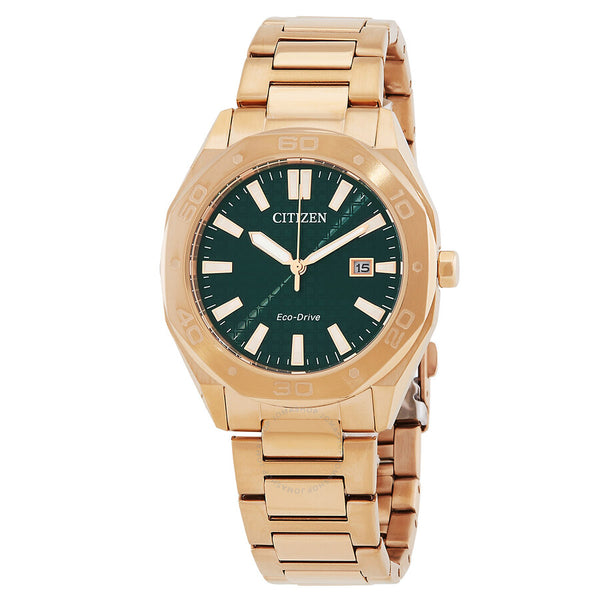 Citizen Eco-Drive Green Dial Men's Watch BM7633-81X - The Watches Men & Co