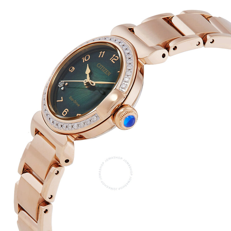 Citizen Eco-Drive L Mae Diamond Ladies Watch EM1123-62X - The Watches Men & Co #2
