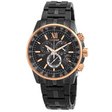 Citizen Eco-Drive Perpetual World Time Chronograph GMT Black Dial Men's Watch CB5884-88H - The Watches Men & Co