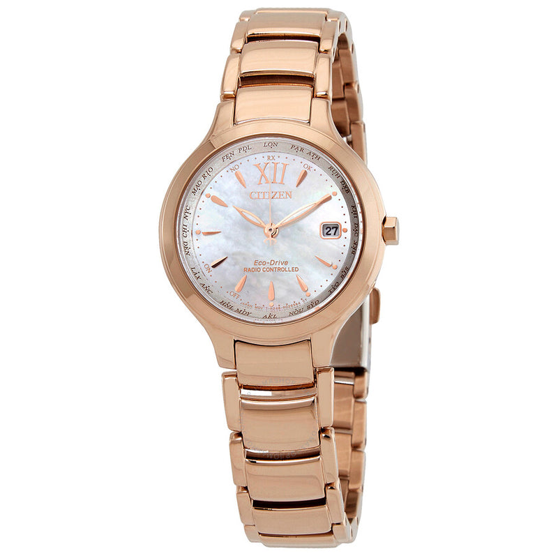Citizen Eco-Drive Perpetual World Time Ladies Watch EC1173-87D - The Watches Men & Co