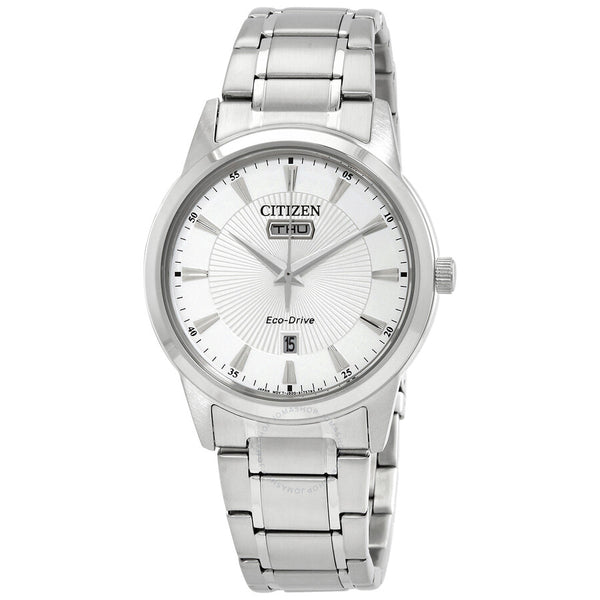 Citizen Eco-Drive Silver Dial Men's Watch AW0100-86A - The Watches Men & Co