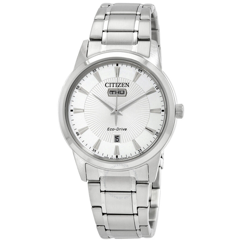 Citizen Eco-Drive Silver Dial Men's Watch AW0100-86A - The Watches Men & Co