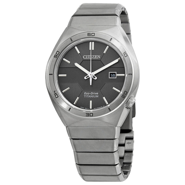 Citizen Eco-Drive Super Titanium Armor Men's Watch AW1660-51H - The Watches Men & Co