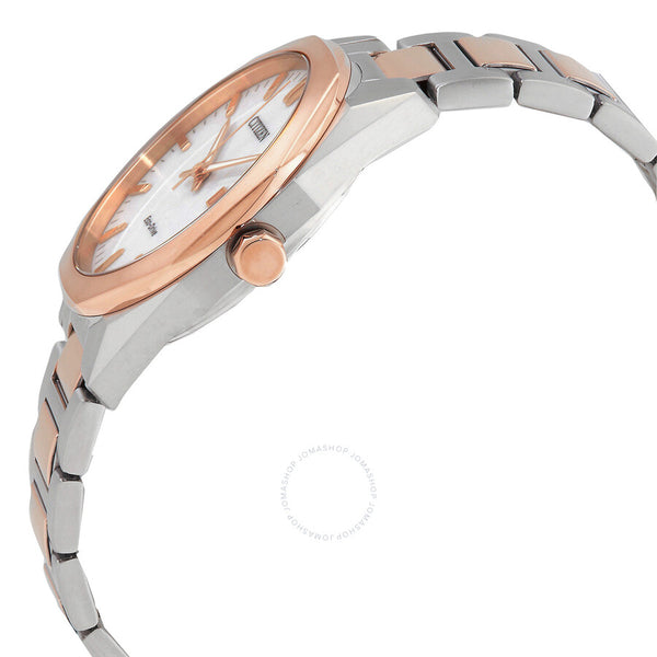 Citizen Eco-Drive White Dial Two-Tone Men's Watch BM7606-84A - The Watches Men & Co #2