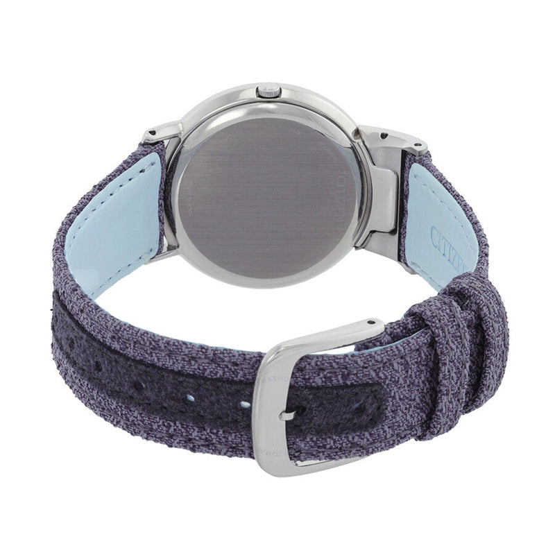 Citizen L Eco-Drive Blue Dial Ladies Watch EG7071-03L - The Watches Men & Co #3