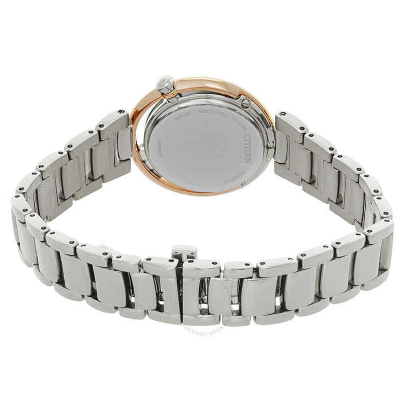 Citizen L Eco-Drive Diamond Pink Mother of Pearl Dial Ladies Watch EM1114-80Y - The Watches Men & Co #3