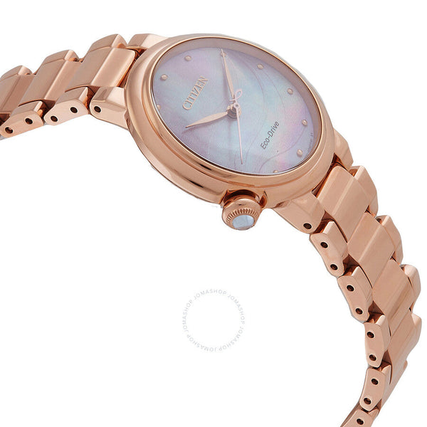 Citizen L Eco-Drive Mother of Pearl Dial Ladies Watch EM0917-81Y - The Watches Men & Co #2