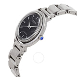 Citizen L Eco-Drive Black Mother of Pearl Dial Ladies Watch EM1100-84H - The Watches Men & Co #2