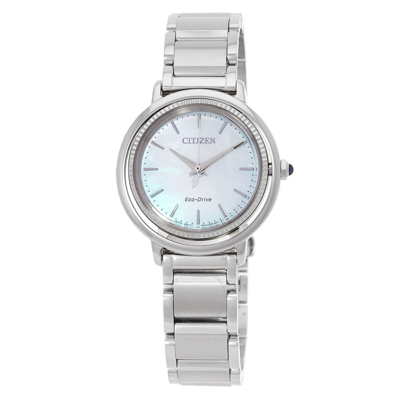 Citizen L Eco-Drive Blue Mother of Pearl Dial Ladies Watch EM1100-84D - The Watches Men & Co