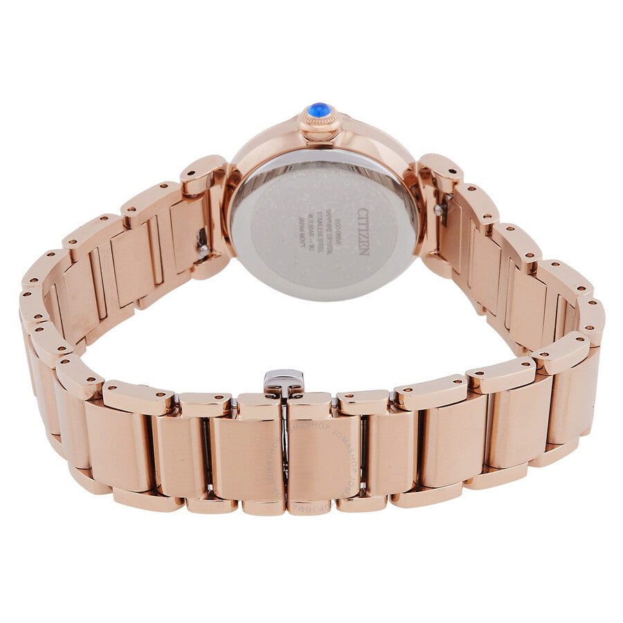 Citizen L Mae Diamond White Mother of Pearl Dial Ladies Watch EM1123-89D - The Watches Men & Co #3