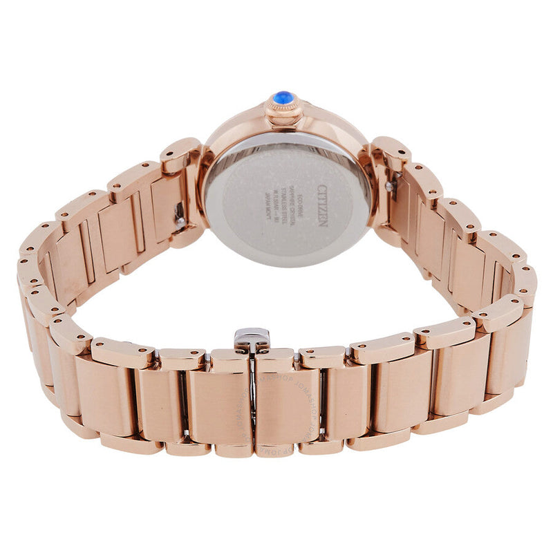 Citizen L Mae Diamond White Mother of Pearl Dial Ladies Watch EM1123-89D - The Watches Men & Co #3