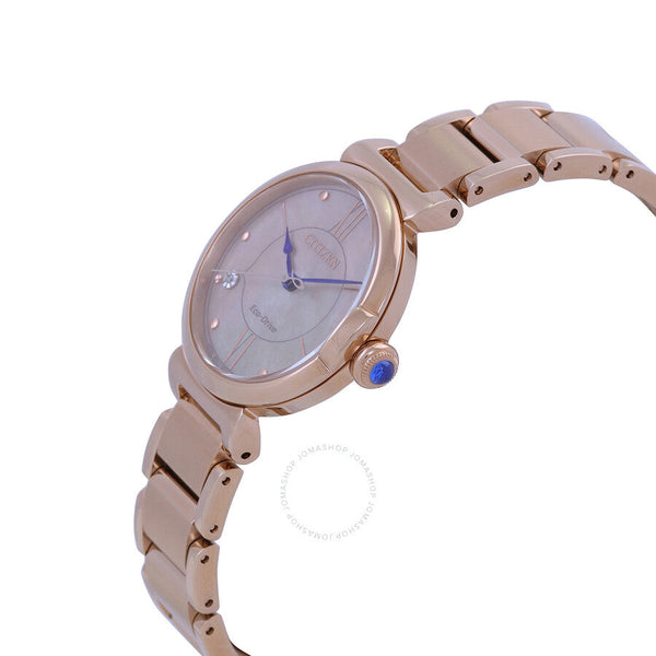 Citizen L Series Eco-Drive Mother of Pearl Dial Ladies Watch EM1073-85Y - The Watches Men & Co #2