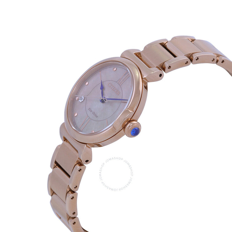 Citizen L Series Eco-Drive Mother of Pearl Dial Ladies Watch EM1073-85Y - The Watches Men & Co #2