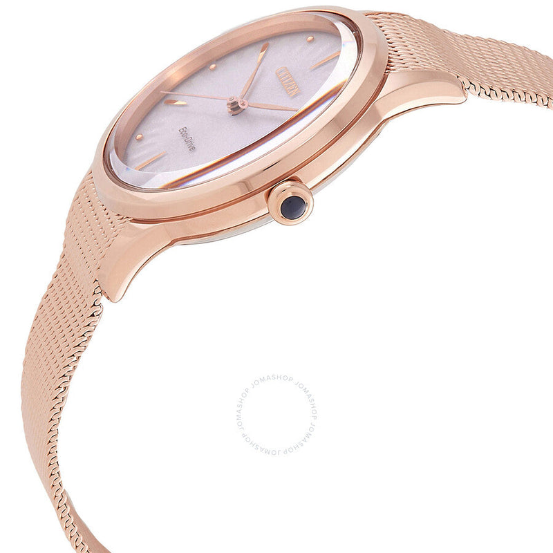 Citizen L Series Eco-Drive White Dial Ladies Watch EM1153-88A - The Watches Men & Co #2