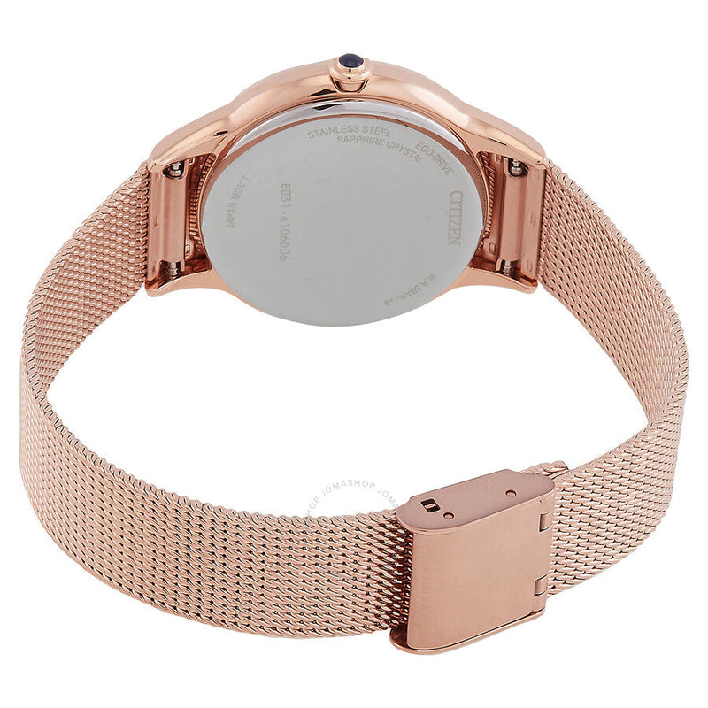 Citizen L Series Eco-Drive White Dial Ladies Watch EM1153-88A - The Watches Men & Co #3