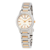 Citizen Lady Copper Dial Two-Tone Watch FE1244-72A - The Watches Men & Co