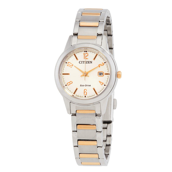 Citizen Lady Copper Dial Two-Tone Watch FE1244-72A - The Watches Men & Co