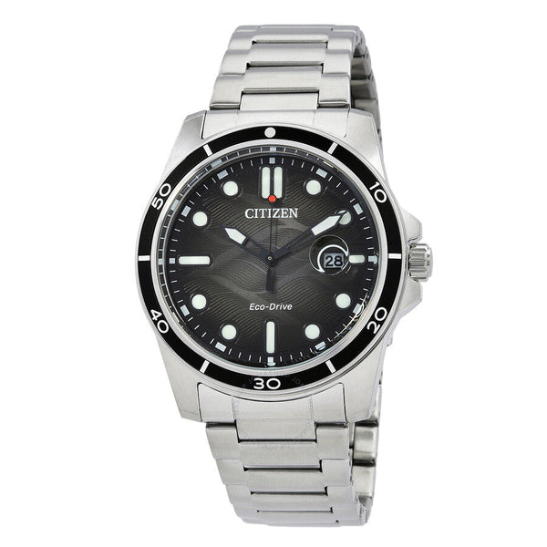 Citizen Marine 1810 Eco-Drive Black Dial Men's Watch AW1816-89E - The Watches Men & Co