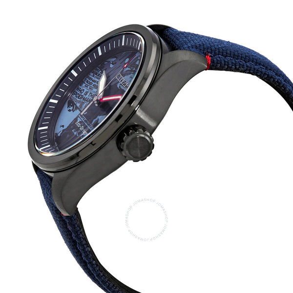 Citizen Marvel Heroes Blue Dial Men's Watch AW2037-04W - The Watches Men & Co #2