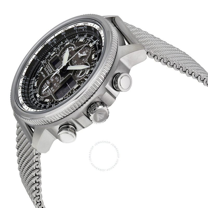 Citizen Navihawk UTC Eco-Drive Chronograph Men's Watch JY8030-83E - The Watches Men & Co #2