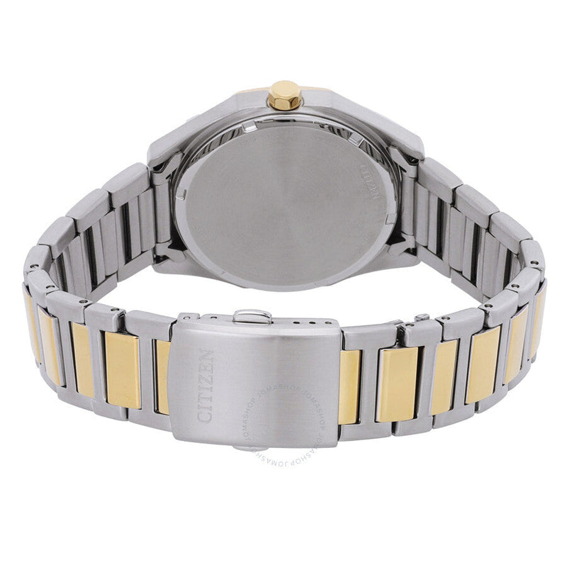 Citizen Octangle Eco-Drive White Dial Two-Tone Men's Watch BM7624-82A - The Watches Men & Co #3