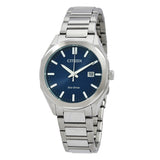 Citizen Octangle Eco-Drive Blue Dial Unisex Watch BM7620-83L - The Watches Men & Co